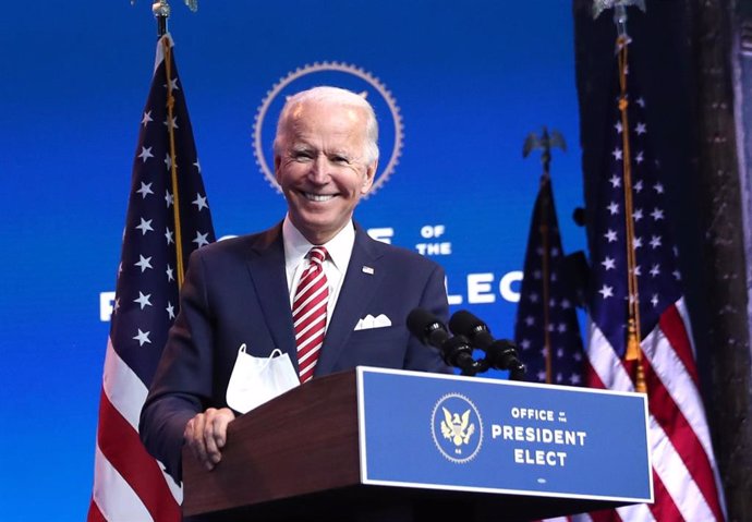 El presidente electo de Estados Unidos, Joe Biden