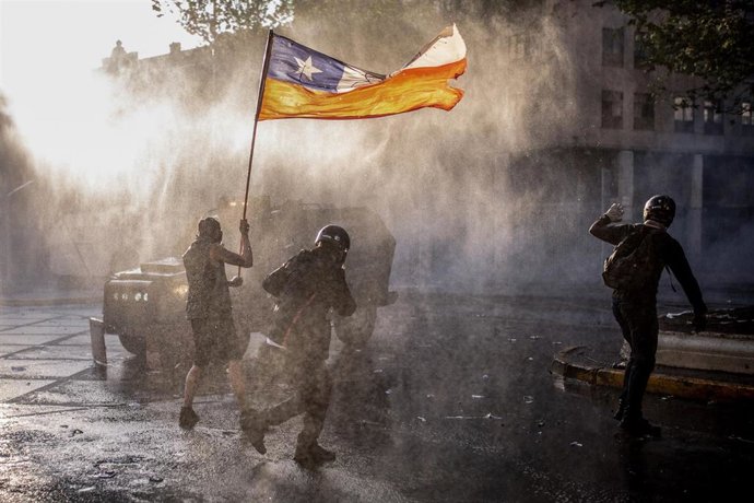 Protestas en Chile en el marco del estallido social.
