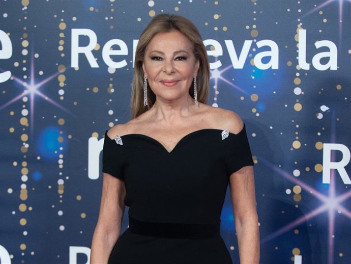 Ana Obregón, durante la promoción de las Campanadas