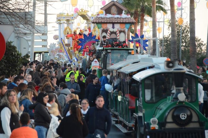 Imagen de archivo de la cablagata de los Reyes Magos en Palos de la Frontera (Huelva)