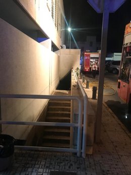 Incendio en el hospital de Melilla