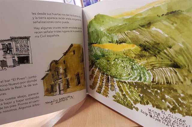 Interior del libro 'De catedral en catedral: caminos de peregrino', de Luis Berges