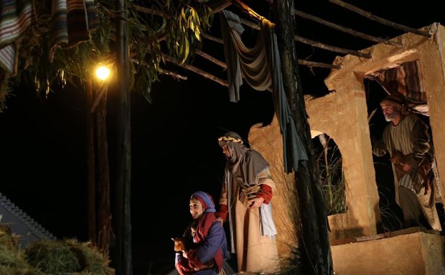 Cabalgata de Reyes Magos en Higuera de la Sierra, en una imagen de archivo.