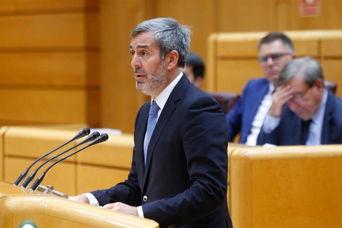 El senador de CC y secretario general, Fernando Clavijo