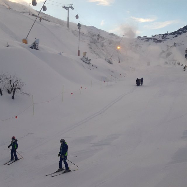 Ambiente en pistas de Sierra Nevada