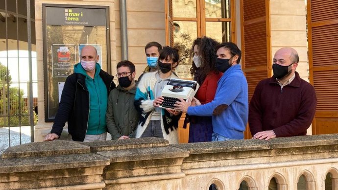 Varios de los participantes y organizadores de la séptima edición del Torneo de Dramaturgia de Baleares.