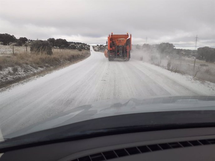 Nevadas en carreteras provinciales