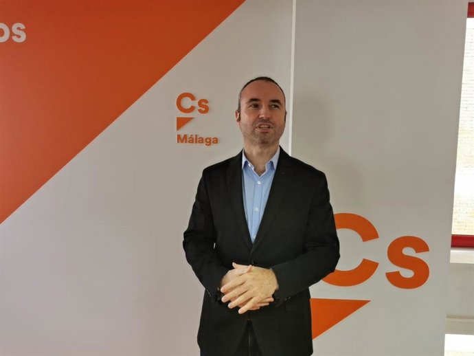 El coordinador de Ciudadanos en Málaga y diputado en el Congreso, Guillermo Díaz