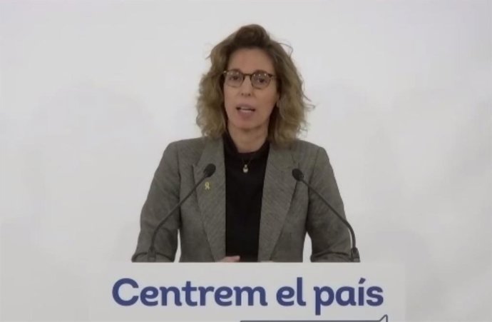 La candidata del PDeCAT a la presidencia de la Generalitat, ngels Chacón