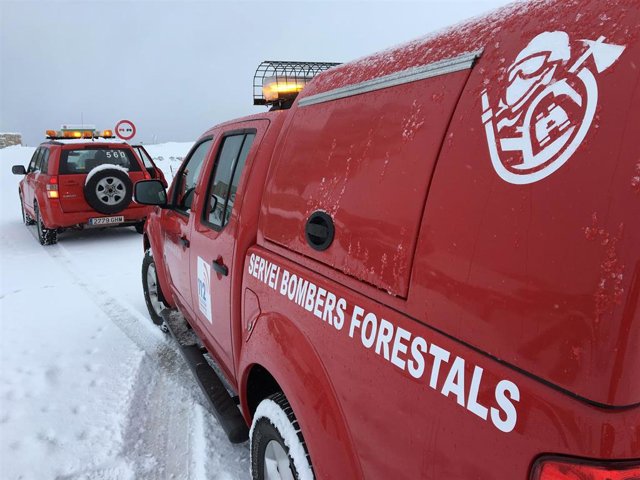 La Generalitat activa un dispositivo con diferentes efectivos ante la previsión de nevadas