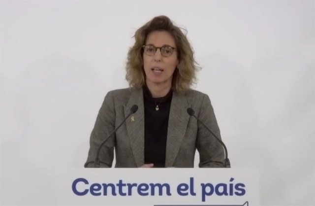 La candidata del PDeCAT a la presidència de la Generalitat, Àngels Chacón