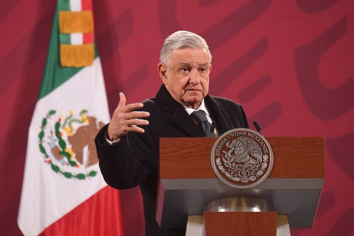 31 December 2020, Mexico, Mexico City: Mexican President Andres Manuel Lopez Obrador speaks during his daily press conference at the National Palace. Photo: El Universal/El Universal via ZUMA Wire/dpa