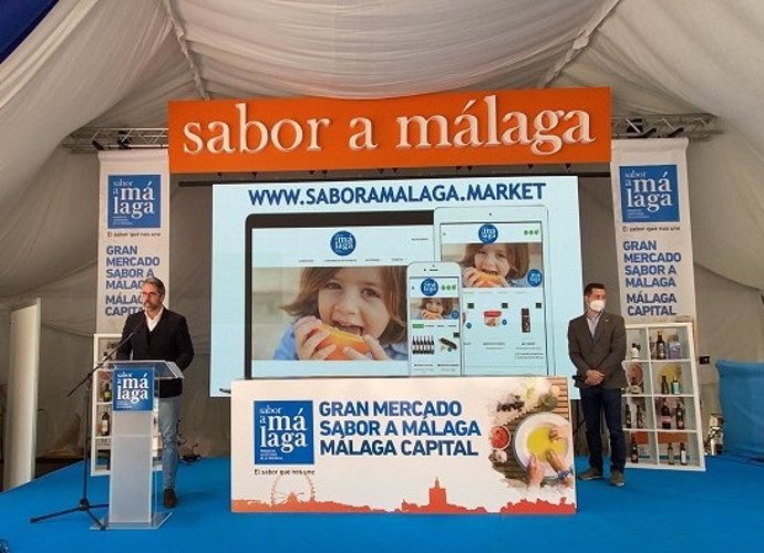 El vicepresidente primero de la Diputación, Juan Carlos Maldonado, en la presentación del 'market place'