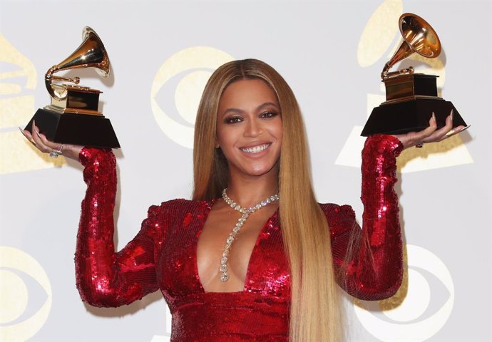 Beyonce en la gala de los Grammy 2017