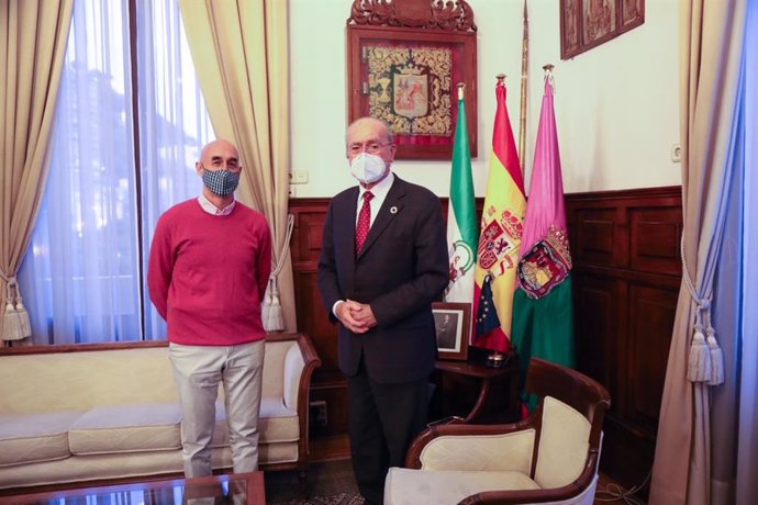 Alcalde de Málaga, Francisco de la Torre, junto a Jesús Quintana
