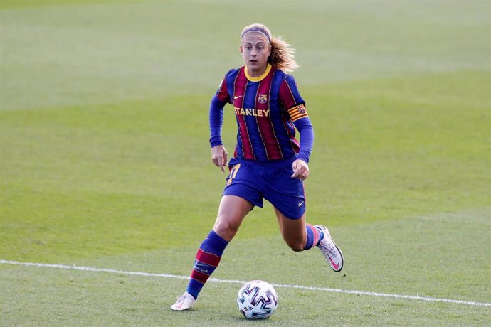 Alexia Putellas durante un partido con el FC Barcelona femenino de la Primera Iberdrola 2020-2021