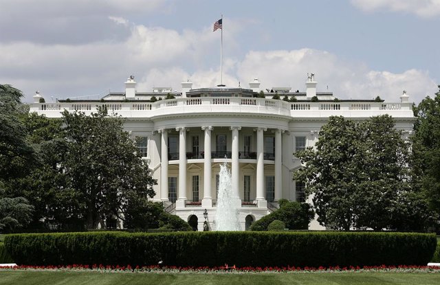Imagen de archivo de la fachada exterior de la Casa Blanca.