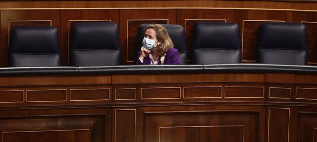 La vicepresidenta tercera del Gobierno, Nadia Calviño