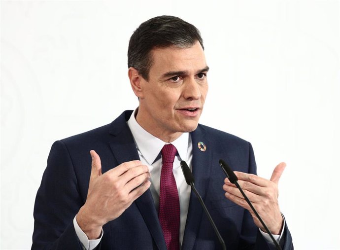 El presidente del Gobierno, Pedro Sánchez