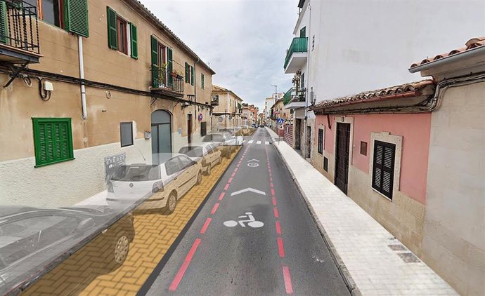 Reurbanización de calles en Son Espanyolet, en Palma.