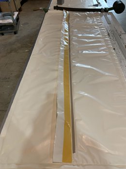 Fabricación de un sudario biodegradable