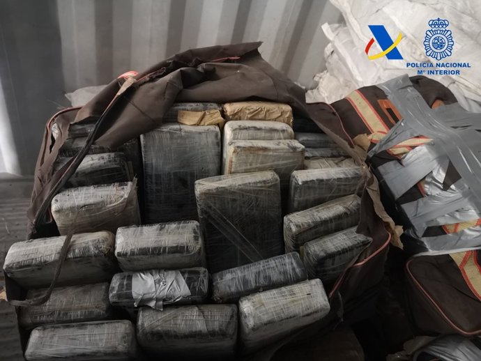 Incautados en el Puerto de Valencia 426 kilos de cocaína en un contenedor procedente de Costa Rica