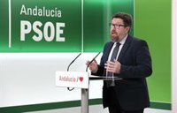 PSOE-A ve una "indecencia" comparar la protesta pacífica ante el Parlamento con "una insurrección" en EEUU con 4 muertos