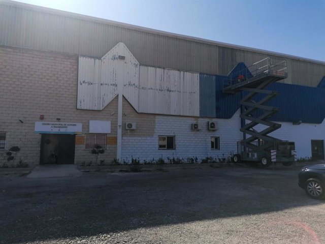 Exterior del centro de Transeúntes de Jaén