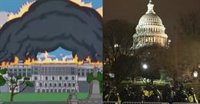 Los Simpson también predijeron el asalto al Capitolio de Estados Unidos