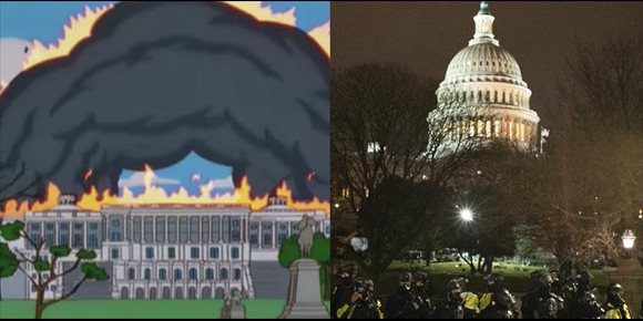 2. Los Simpson también predijeron el asalto al Capitolio de Estados Unidos