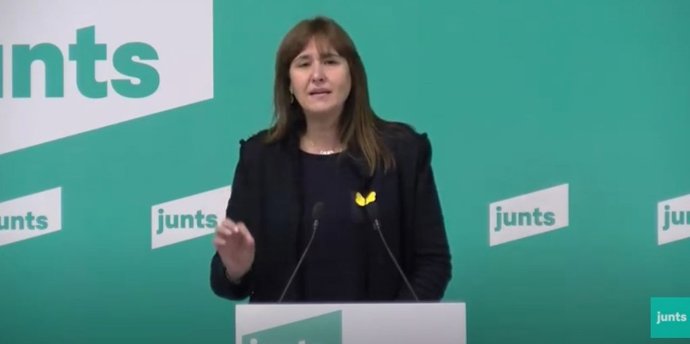 Laura Borrs, candidata a la presidencia de la Generalitat de Catalunya por Junts per Catalunya