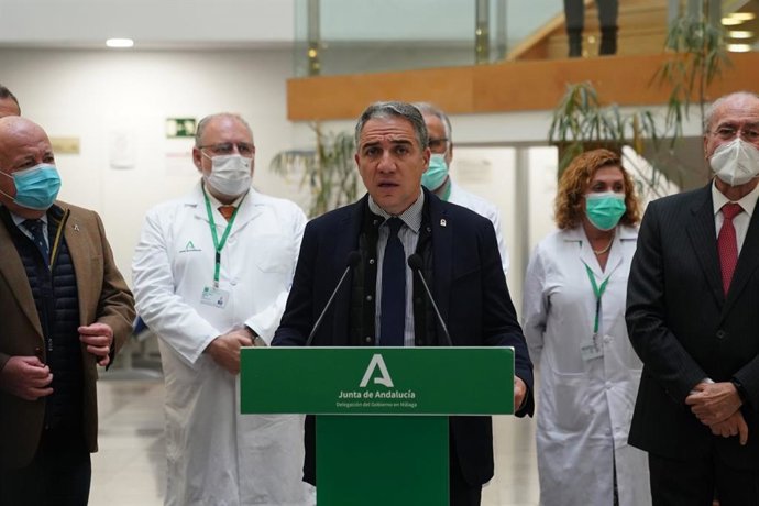 El consejero de la Presidencia, Administración Pública e Interior, Elías Bendodo