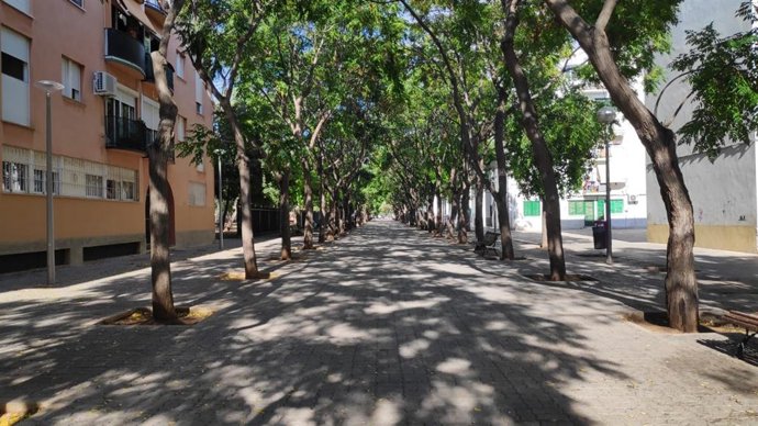 Calles vacías del barrio de Son Gotleu, en Palma.