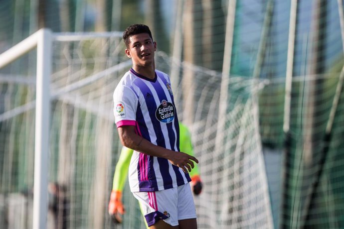 Marco Andre of Real Valladolid during the friendly match between Granada Futbol Club and Real Valladolid at Marbella Football Center on August 28, 2020 in Malaga, Spain.