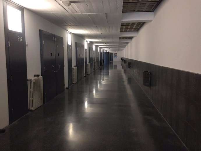 Interior de la presó de Mas d'Enric, al Catllar (Tarragona). Presó, presó, centre penitenciari.