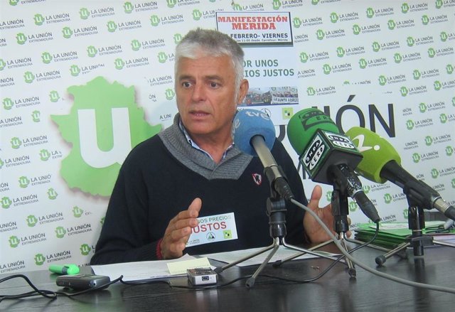 El secretario Técnico de La Unión de Extremadura, Luis Cortes, en una imagen de archivo.