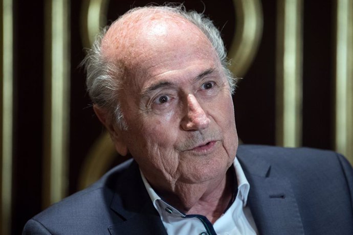 FILED - 21 June 2018, Russia, Moscow: Former FIFA President Joseph Blatter speaks in an interview during FIFA World Cup 2018. Blatter was taken to hospital by his daughter on Thursday, according to a report in the newspaper Blick. Photo: Federico Gambar