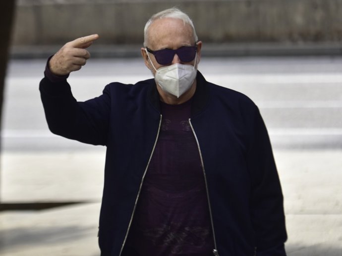 Josep María Mainat, el día que acudió a los juzgados a declarar en contra de Ángela Dobrowolski