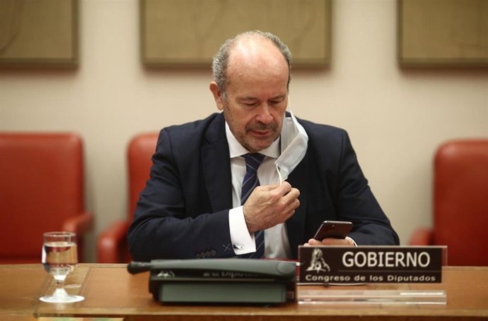 El ministro de Justicia, Juan Carlos Campo, comparece en Comisión de Justicia en el Congreso de los Diputados