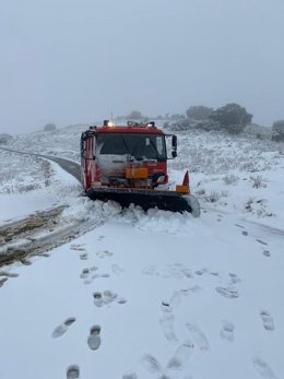Maquinaria de Protección Civil trabaja en Vélez-Rubio