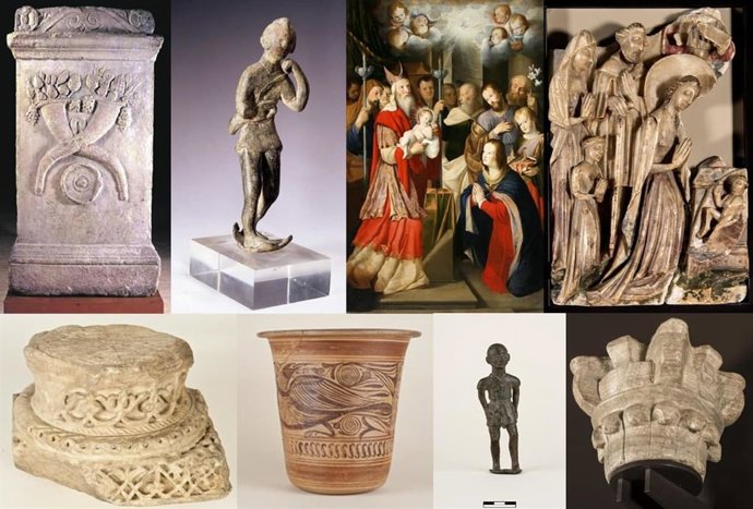 Imagen de algunos de los bienes históricos que reclama Huermur