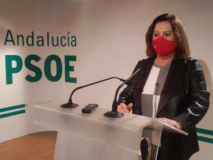 La parlamentaria andaluza del PSOE María José Sánchez Rubio