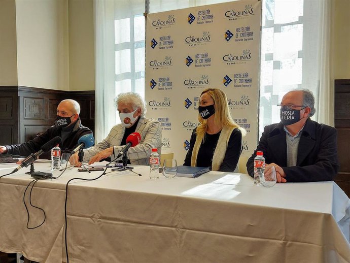 Rueda de prensa de la Asociación Empresarial de Hostelería de Cantabria (AEHC)