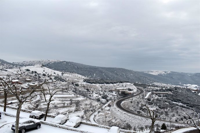Nieve en Morella