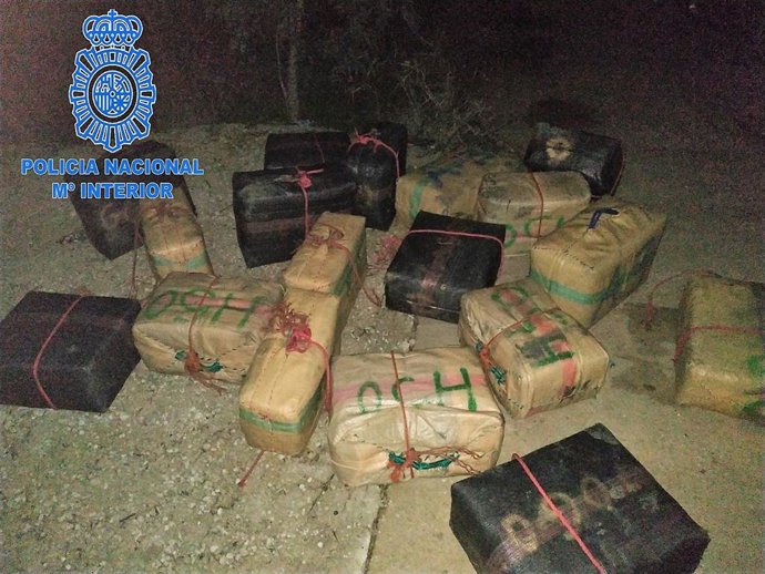 Fardos intervenidos en El Puerto