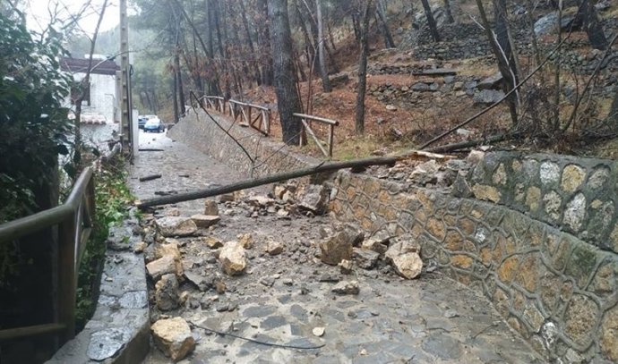 Destrozos causados por fenómenos meteorológicos
