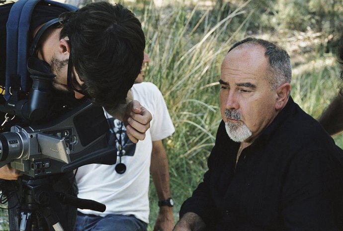 El director de cine Bigas Luna en un rodaje