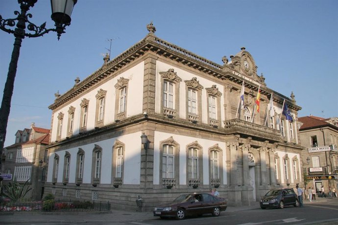 Exterior del ayuntamiento de Pontevedra