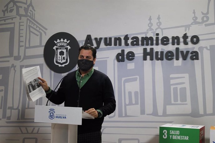 El portavoz del Partido Popular en el Ayuntamiento de Huelva, Jaime Pérez.