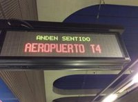 La L8 de Metro estará abierta durante la noche para mantener la conexión de la capital con el aeropuerto